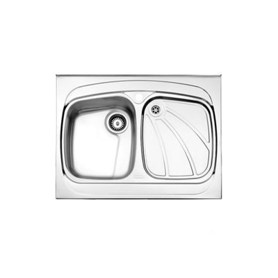سینک-فانتزی-روکار-618.60-استیل-البرز-80-60-چپ-لگن