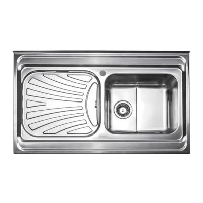 سینک-فانتزی-روکار-711.60-استیل-البرز100-60-لگن-راست