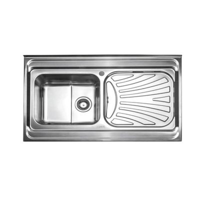 سینک-فانتزی-روکار-711.60-استیل-البرز100-60-لگن-چپ