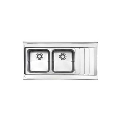 سینک-فانتزی-روکار-734.60-استیل-البرز120-60-چپ-لگن