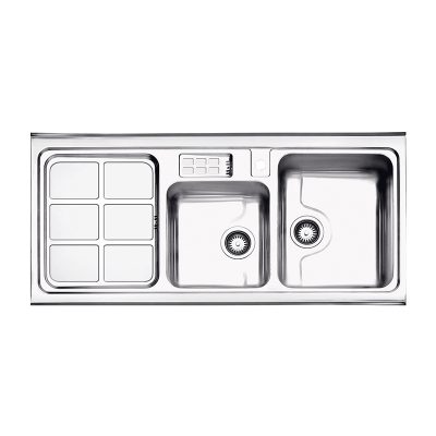 سینک-فانتزی-روکار-815.60-استیل-البرز-120-60-راست-با-جا-مایع