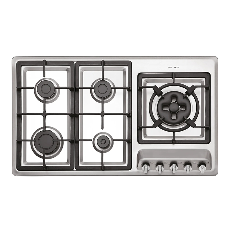 اجاق گاز استیل 5 شعله PB5102 پرنیان